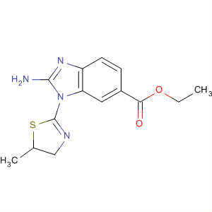 62754-08-9 1H-Benzimidazole-6-carboxylic acid,2-amino-1-(4,5-dihydro-5-methyl-2-thiazolyl)-, ethyl ester