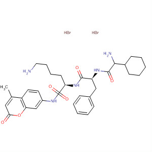 78115-88-5 L-Lysinamide,D-2-cyclohexylglycyl-L-phenylalanyl-N-(4-methyl-2-oxo-2H-1-benzopyran-7-yl)-, dihydrobromide