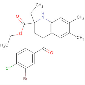769128-82-7 1(2H)-Quinoxalinecarboxylic acid,4-(3-bromo-4-chlorobenzoyl)-2-ethyl-3,4-dihydro-6,7-dimethyl-, ethylester