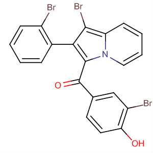 77832-88-3 Methanone,[1-bromo-2-(2-bromophenyl)-3-indolizinyl](3-bromo-4-hydroxyphenyl)-