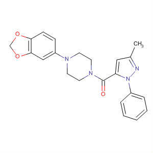 Piperazine Benzodioxol Yl Methyl Phenyl H Pyrazol