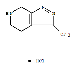 733757-88-5 3H-Pyrazolo[3,4-c]pyridine,4,5,6,7-tetrahydro-3-(trifluoromethyl)-, hydrochloride (1:1)