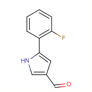 5-(2-Fluorophenyl)-1H-pyrrole-3-carboxaldehyde 881674-56-2
