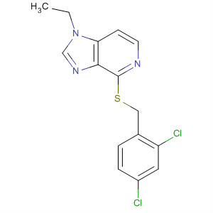 87035-34-5 1H-Imidazo[4,5-c]pyridine, 4-[[(2,4-dichlorophenyl)methyl]thio]-1-ethyl-