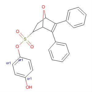 870614-42-9 7-Oxabicyclo[2.2.1]hept-5-ene-2-sulfonic acid, 5,6-diphenyl-,4-hydroxyphenyl ester, (1R,2S,4R)-rel-