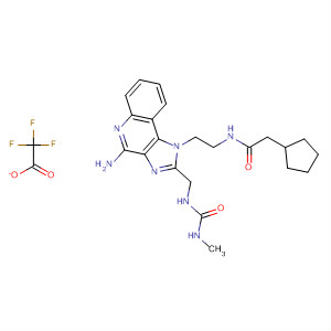 872126-80-2 Cyclopentaneacetamide,N-[2-[4-amino-2-[[[(methylamino)carbonyl]amino]methyl]-1H-imidazo[4,5-c]quinolin-1-yl]ethyl]-, trifluoroacetate