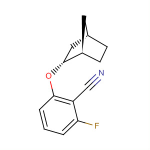 872181-71-0 Benzonitrile, 2-[(1R,2R,4S)-bicyclo[2.2.1]hept-2-yloxy]-6-fluoro-