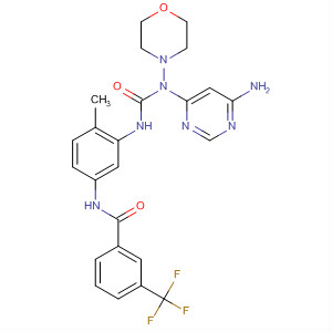 872512-70-4 Benzamide,N-[3-[[[(6-amino-4-pyrimidinyl)-4-morpholinylamino]carbonyl]amino]-4-methylphenyl]-3-(trifluoromethyl)-
