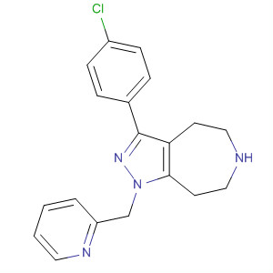 851376-49-3 Pyrazolo[3,4-d]azepine,3-(4-chlorophenyl)-1,4,5,6,7,8-hexahydro-1-(2-pyridinylmethyl)-