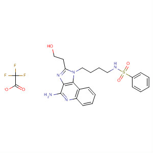 908358-07-6 Benzenesulfonamide,N-[4-[4-amino-2-(2-hydroxyethyl)-1H-imidazo[4,5-c]quinolin-1-yl]butyl]-,trifluoroacetate (salt)