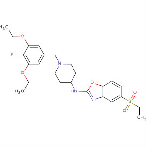 909852-62-6 2-Benzoxazolamine,N-[1-[(3,5-diethoxy-4-fluorophenyl)methyl]-4-piperidinyl]-5-(ethylsulfonyl)-