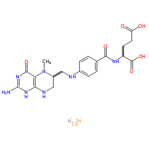 26560-38-3 calcium dihydride - N-[(4-{[(2-amino-5-methyl-4-oxo-1,4,5,6,7,8-hexahydropteridin-6-yl)methyl]amino}phenyl)carbonyl]glutamic acid (1:1)