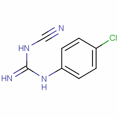 1-(4-chlorophenyl)-3-cyanoguanidine  1482-62-8