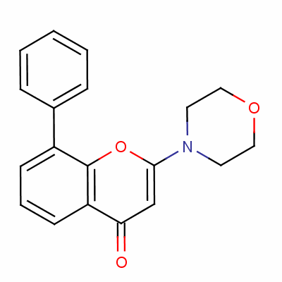 4H-1-Benzopyran-4-one, 2-(4-morpholinyl)-8-phenyl 154447-36-6
