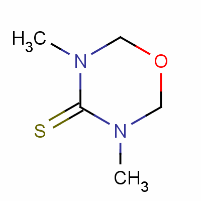 Tetrahydro-3,5-dimethyl-1,3,5-oxadiazine-4-thione 25952-35-6