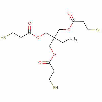 Propanoic acid,3-mercapto-, 1,1'-[2-ethyl-2-[(3-mercapto-1-oxopropoxy)methyl]-1,3-propanediyl]ester 33007-83-9