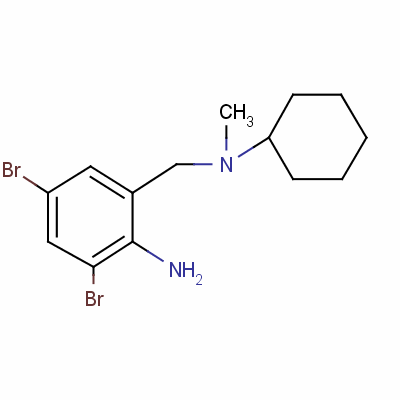 Benzenemethanamine,2-amino-3,5-dibromo-N-cyclohexyl-N-methyl- 3572-43-8