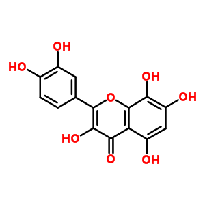 4H-1-Benzopyran-4-one,2-(3,4-dihydroxyphenyl)-3,5,7,8-tetrahydroxy- 489-35-0