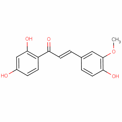 2-Propen-1-one,1-(2,4-dihydroxyphenyl)-3-(4-hydroxy-3-methoxyphenyl)-, (2E)- 34000-39-0