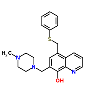 6064-31-9, 7-[(4-methylpiperazin-1-yl)methyl]-5-[(phenylsulfanyl)methyl ...