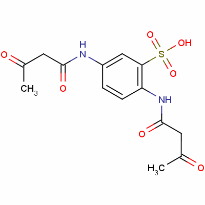 2,5-bis[(1,3-dioxobutyl)amino]benzenesulfonic acid 70185-87-4