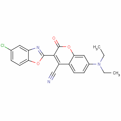 3-(5-氯苯并恶唑-2-基)-7-(二乙氨基)-2-氧代-2H-1-苯并吡喃-4-甲腈