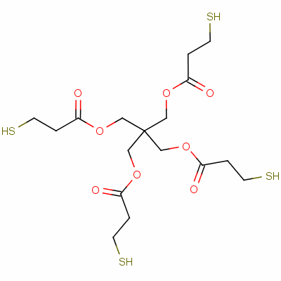 Propanoic acid,3-mercapto-, 1,1'-[2,2-bis[(3-mercapto-1-oxopropoxy)methyl]-1,3-propanediyl]ester 7575-23-7