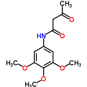 Butanamide,3-oxo-N-(3,4,5-trimethoxyphenyl)- 2894-18-0