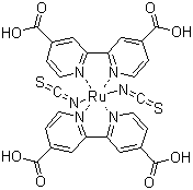 cis-Dithiocyanatobis(N,N'-2,2'-bipyridyl-4,4'-dicarboxylic acid)ruthenium 141460-19-7