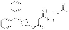 3-Amino-3-iminopropanoic acid 1-(diphenylmethyl)-3-azetidinyl ester acetate 170749-59-4