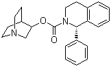 [(8r)-1-azabicyclo[2.2.2]octan-8-yl] (1s)-1-phenyl-3,4-dihydro-1h-isoquinoline-2-carboxylate 242478-37-1