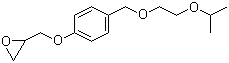 2-[[4-[[2-(1-methylethoxy)ethoxy]methyl]phenoxy]methyl]-oxirane 66722-57-4