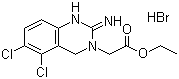 Ethyl-5,6-dichloro-3,4-dihydro-2(1H)imino quinazoline-3-acetate hydrobromide 70381-75-8