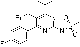 5-(Bromomethyl)-4-(4-fluorophenyl)-6-isopropyl-2-[methyl(methylsulfonyl)amino]pyrimidine 799842-07-2