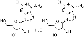 2-氯腺苷半水合物