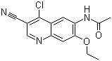 N-(4-chloro-3-cyano-7-ethoxyquinolin-6-yl)acetamide 848133-76-6
