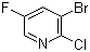 3-bromo-2-chloro-5-fluoropyridine 884494-36-4