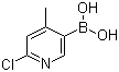 2-Chloro-4-methylpyridine-5-boronic acid 913836-08-5