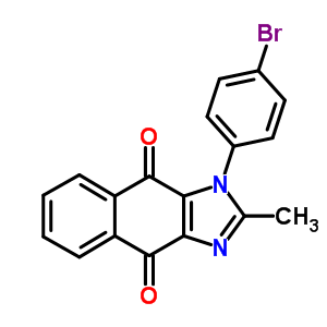 93657 41 1 1 4 Bromophenyl 2 Methyl 1H Naphtho 2 3 D Imidazole 4 9