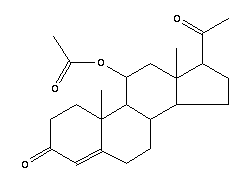 17a-Hydroxyprogesterone acetate 2268-98-6