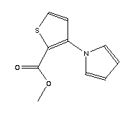 Methyl 3-(1H-pyrrol-1-yl)thiophene-2-carboxylate 74772-16-0