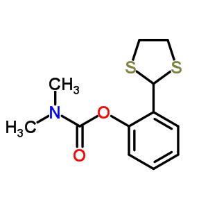 2-(1,3-dithiolan-2-yl)phenyl dimethylcarbamate 21709-44-4