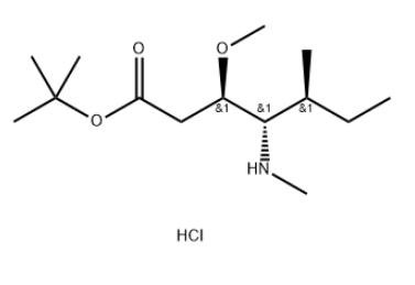 (3R,4S,5S)-tert-butyl 3-Methoxy-5-Methyl-4-(MethylaMino)heptanoate hydroc hloride