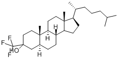 118143-27-4  3-TRIFLUOROMETHYL-5A-CHOLESTAN-3-OL