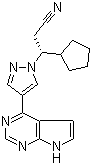 (betaR)-beta-环戊基-4-(7H-吡咯并[2,3-d]嘧啶-4-基)-1H-吡唑-1-丙腈