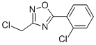 110704-33-1  3-(CHLOROMETHYL)-5-(2-CHLOROPHENYL)-1,2,4-OXADIAZOLE