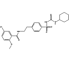 格列本脲结构式图片