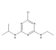 2-chloro-4-ethylamino-6-isopropylamino -1,3,5-triazine