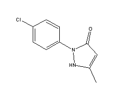 1-(4'-CHLOROPHENYL)-3-METHYL-5-PYRAZOLONE