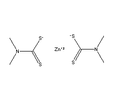 Zinc di-methyl dithio-carbamate